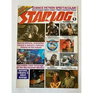 STARLOG #84 - 1984 July Featuring Science Fiction Spectacular On Cover VINTAGE